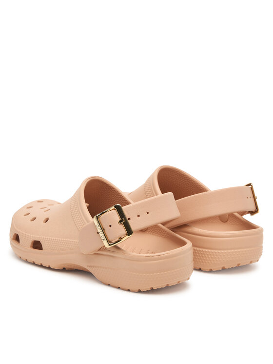 Crocs Шльопанці Crocs Classic Metallic Buckle Clog 213543 Рожевий
