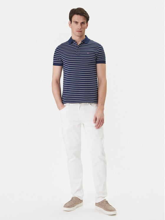 Tommy Hilfiger Tommy Hilfiger Polo 1985 MW0MW17771 Azul marino Slim Fit