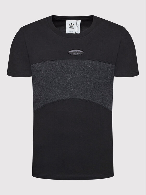 adidas adidas Футболка R.Y.V. Basic HC9470 Чорний Regular Fit