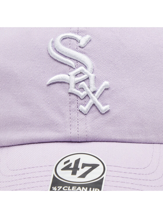 47 Brand Kepurė su snapeliu 47 Brand Mlb Chicago White Sox ’47 Clean Up W/No Loop Label B-NLRGW06GWS-YX Violetinė