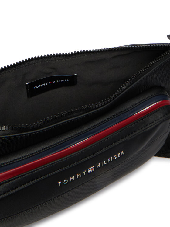 Tommy Hilfiger Чанта за кръст﻿ Tommy Hilfiger Th Foundation Bumbag AM0AM14159 Черен