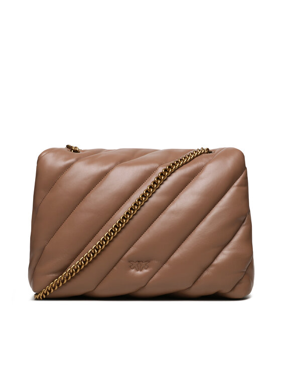 PINKO Ročna torba PINKO Love Big Puff Cl . AI 23-24 PLTT 100037 A0F2 Rjava