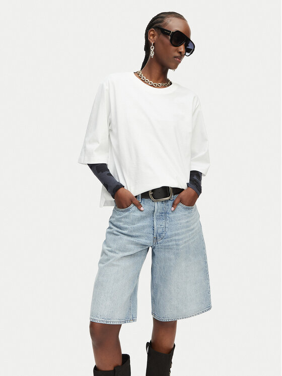 G-STAR G-Star Raw Jeansshorts Clean Edge D28383-E352 Hellblau Wide Fit
