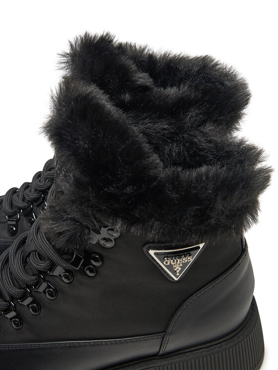 Guess Outdoorová obuv Guess Rezim FLFREZ ELE10 Čierna