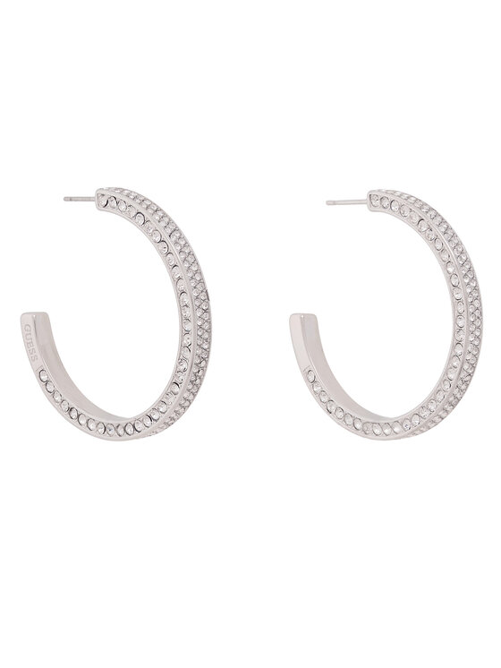 Guess Naušnice Guess JUBE06 435JW Srebrna
