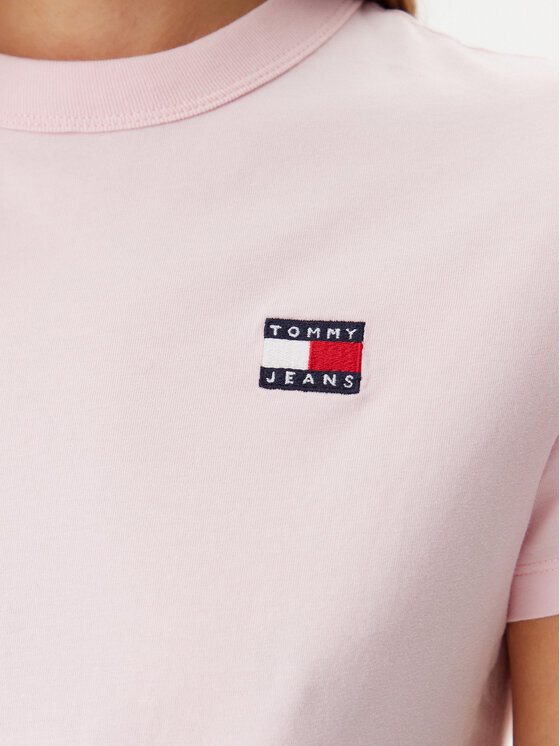 Tommy Jeans Tommy Jeans T-shirt DW0DW20153 Ružičasta Regular Fit