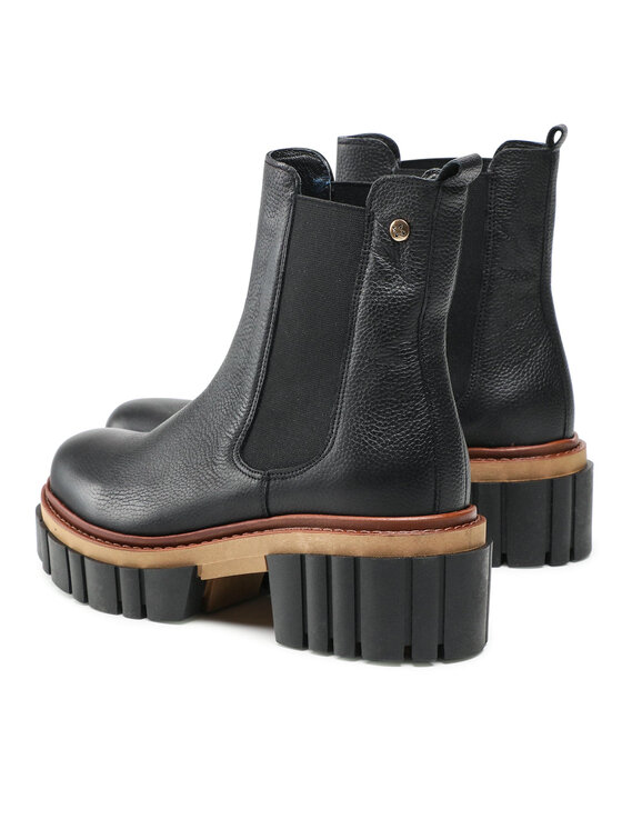 Maciejka Kotníková obuv s elastickým prvkem Maciejka 05312-01/00-6 Černá