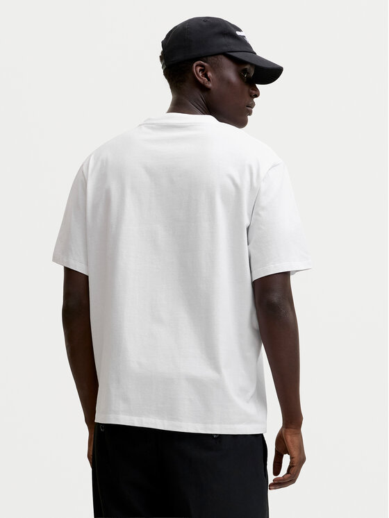 Jack & Jones Jack & Jones Camiseta Club Badge 12295036 Blanco Regular Fit