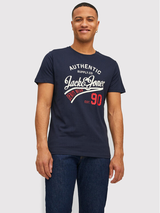 Jack & Jones Jack & Jones Комплект футболок Ethan 12221269 Кольоровий Regular Fit