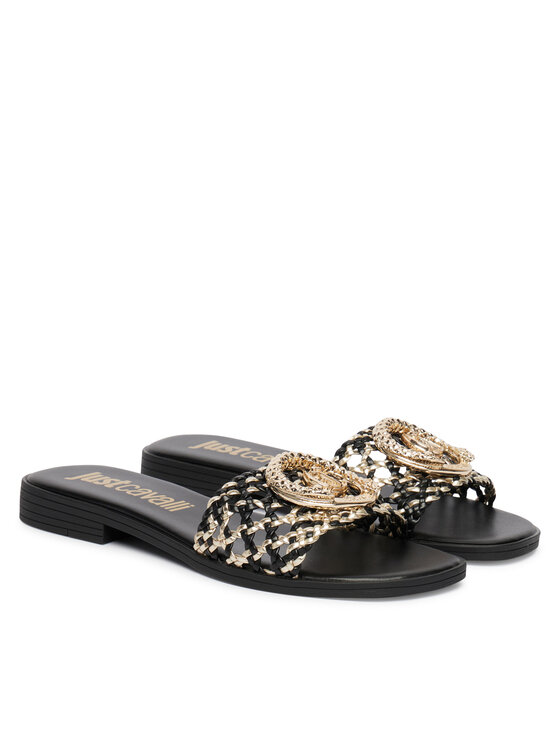 Just Cavalli Шльопанці Just Cavalli 80RA3S83 ZSE38 Чорний
