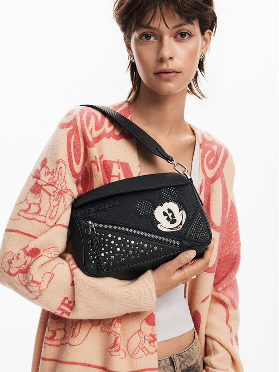Desigual Rankinė Desigual Mickey Studstyle Phuk 24WAXP71 Juoda