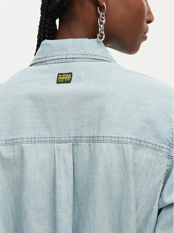 G-STAR G-Star Raw Джинсова сукня D28853-E356 Світло-синій Regular Fit