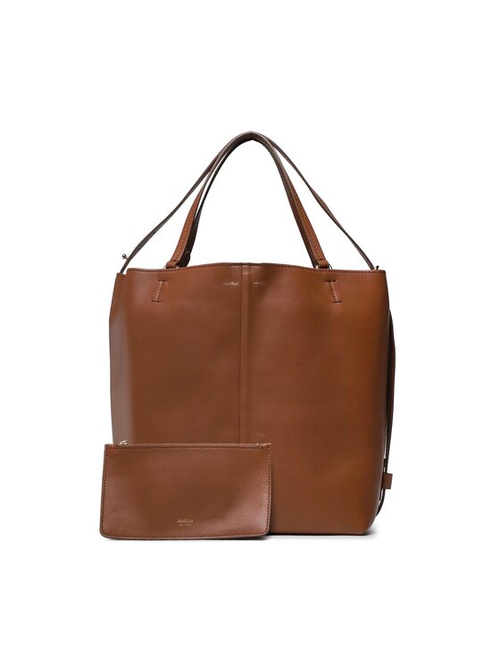Max Mara Torebka Max Mara Plagem 2345110731600 Brązowy