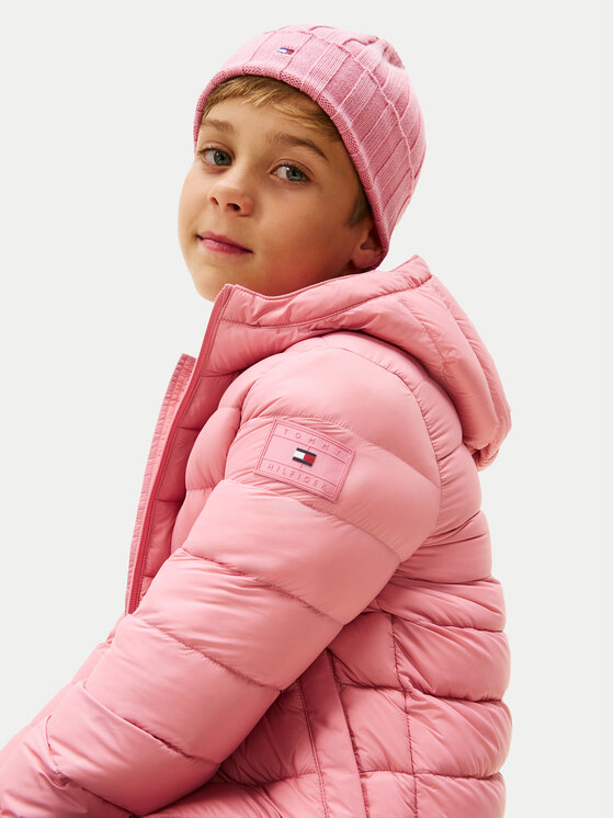 Tommy Hilfiger Шапка Tommy Hilfiger Small Flag AU0AU02004 Розов