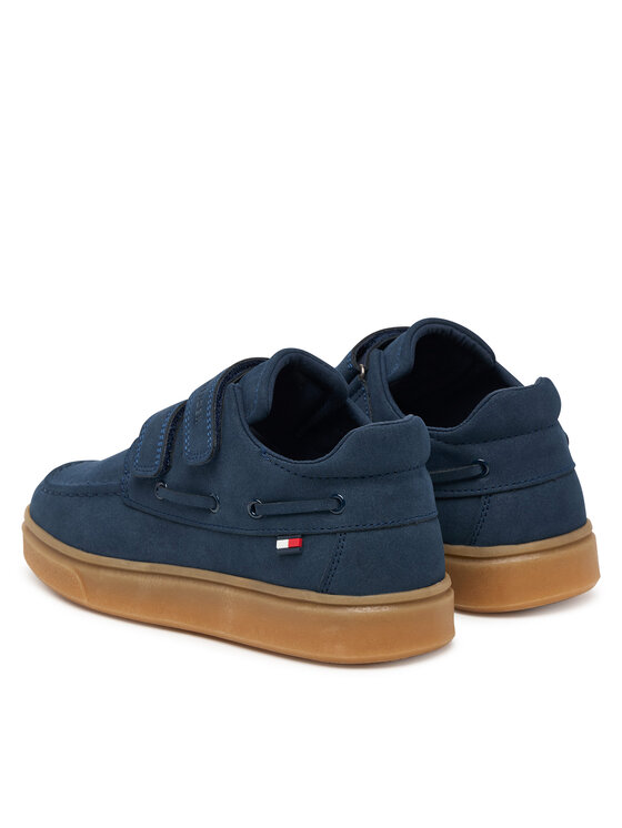 Tommy Hilfiger Halbschuhe Tommy Hilfiger Hector T1X4-35221-0315 S Dunkelblau