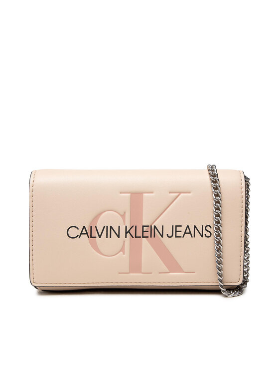 Calvin Klein Jeans Geantă Calvin Klein Jeans Sculpted Mono Phone Xbody K60K608398 Bej
