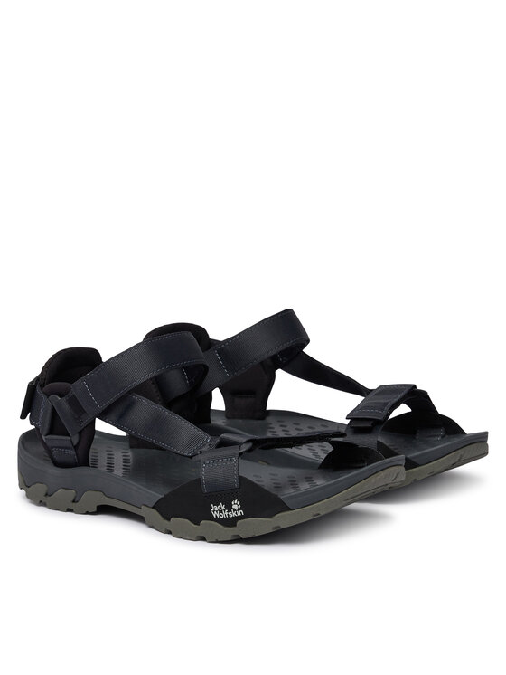Jack Wolfskin Босоніжки Jack Wolfskin Ridge A65589 Чорний