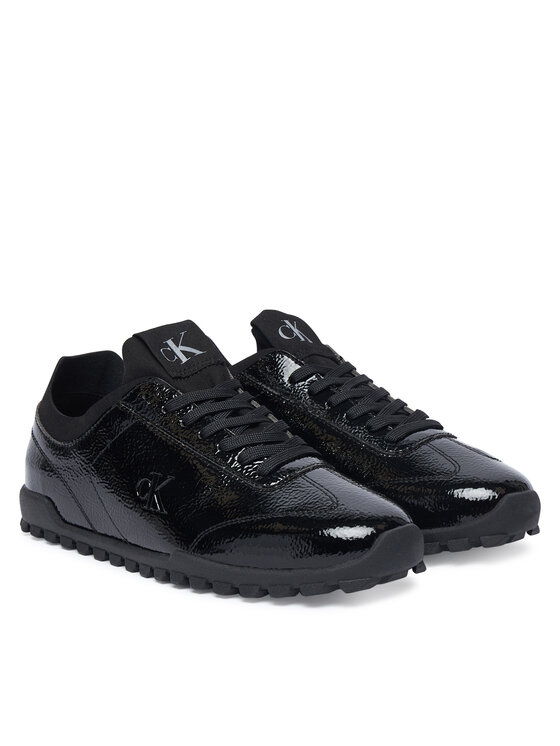 Calvin Klein Laisvalaikio batai Calvin Klein Low Profile Run Mg Pol Mix Mat HW0HW03284 Juoda