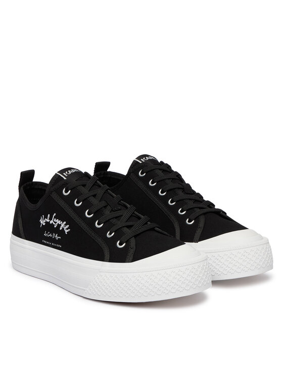 KARL LAGERFELD Кеди KARL LAGERFELD Kampus Max V KL50523 Чорний