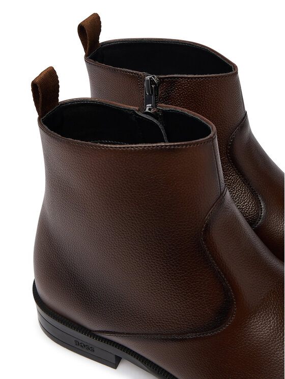 BOSS Botine BOSS Tayil 50573316 Maro închis