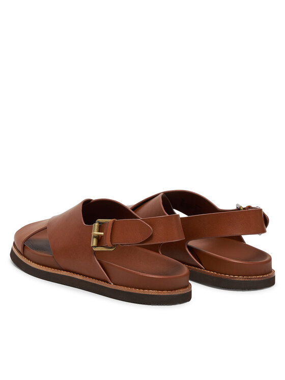 Polo Ralph Lauren Босоніжки Polo Ralph Lauren 803961444001 Коричневий