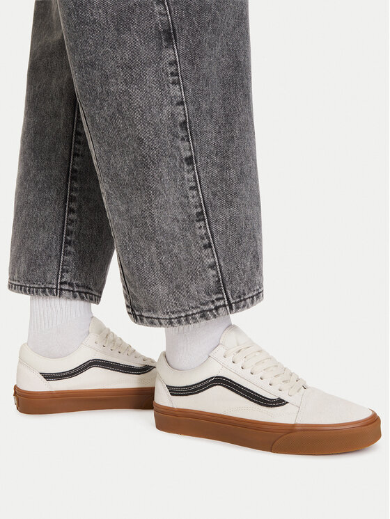 Vans Tenis superge Vans Old Skool VN000Z90CJ71 Bela