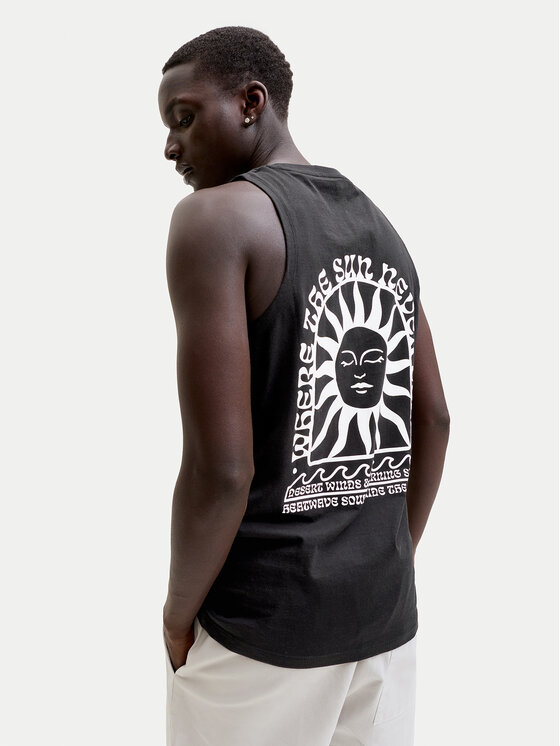 Jack & Jones Jack & Jones Camiseta sin mangas Sunset 12297705 Negro Relaxed Fit