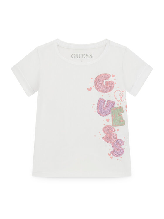 Guess Guess Футболка K6GI05 K6YW4 Білий Regular Fit