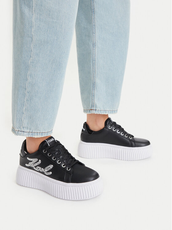 KARL LAGERFELD Snīkeri KARL LAGERFELD KL42311P Melns