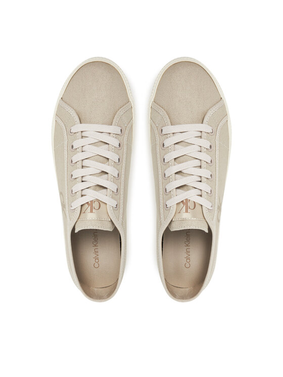 Calvin Klein Jeans Tenis superge Calvin Klein Jeans Ess Vulc Low Cv Mg Wn YW0YW01762 Bež