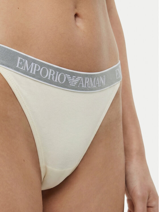 Emporio Armani Underwear Emporio Armani Underwear Conjunto de tangas EW000405 AF19026 M0082 Blanco