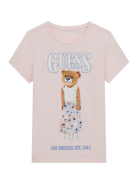 Guess Guess Camiseta J6RI10 K6YW4 Rosa Regular Fit