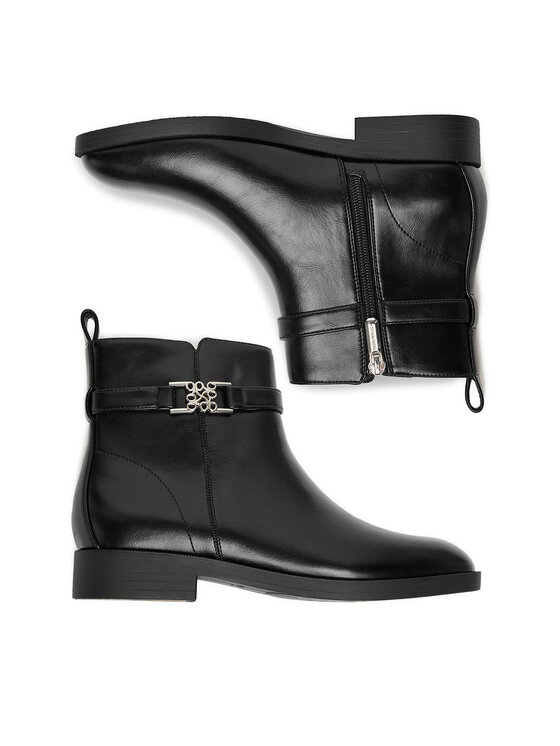 Nine West Polokozačky Nine West CEO-NADIM-01 Černá