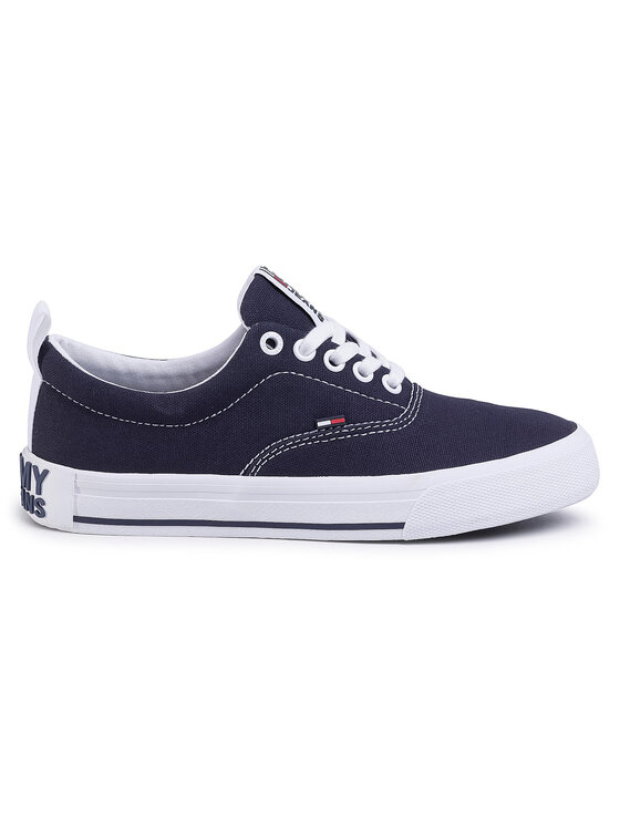 Tommy Jeans Zapatillas de tenis Tommy Jeans Lowcut Essential Sneaker EN0EN00794 Azul marino