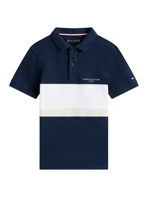 Tommy Hilfiger Tommy Hilfiger Polo KB0KB10383 Azul marino Regular Fit