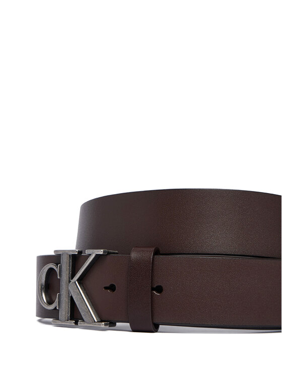 Calvin Klein Opasok Calvin Klein Ck Buckle Smooth 35Mm LV04D7091G Tmavo hnedá