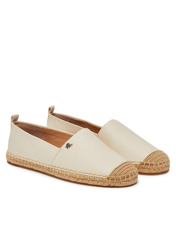 LAUREN RALPH LAUREN Espadrilky LAUREN RALPH LAUREN Cameryn IV 802905304003 Biela