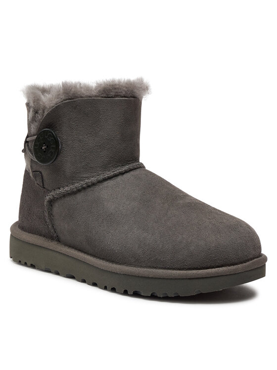 Ugg Снігоходи Ugg W Mini Bailey Button II 1016422 Сірий