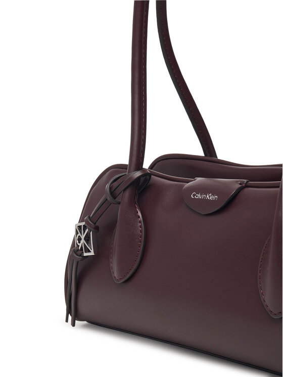 Calvin Klein Τσάντα Calvin Klein Emblem Trio Shoulder Bag LV04F3369G Μπορντό