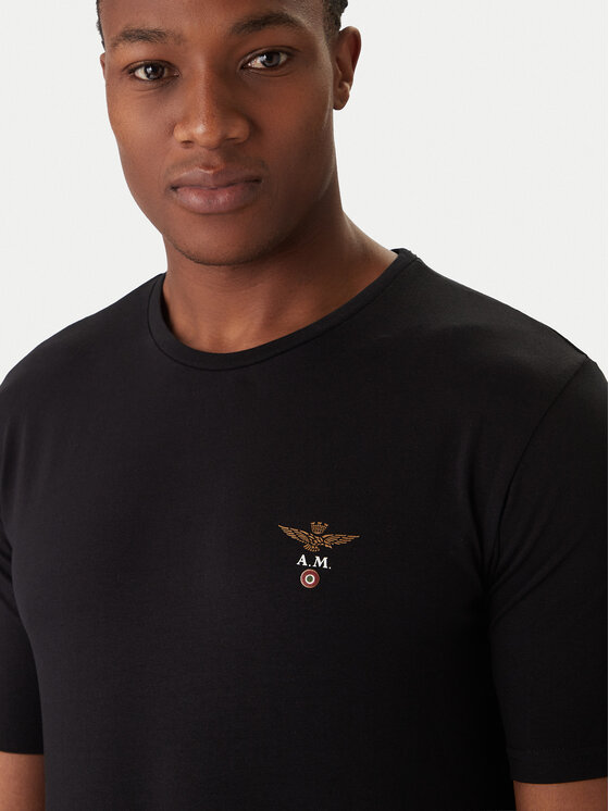 Aeronautica Militare Aeronautica Militare Set di t-shirt AM1UTI001B Nero Regular Fit