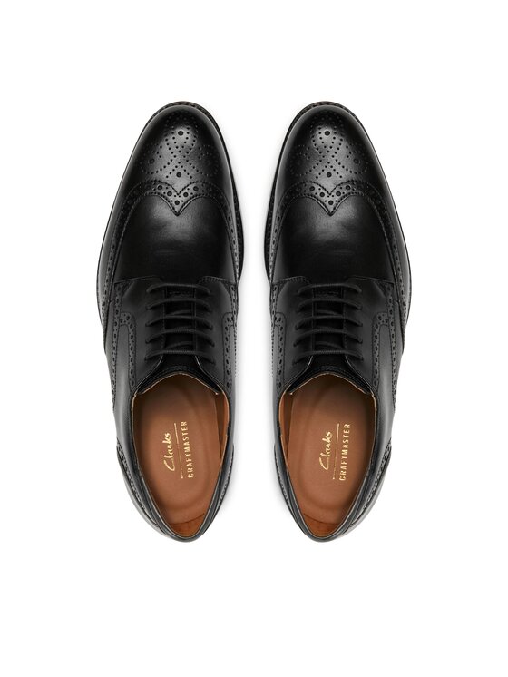 Clarks Félcipő Clarks Craft Arlo Limit 261714527 Fekete