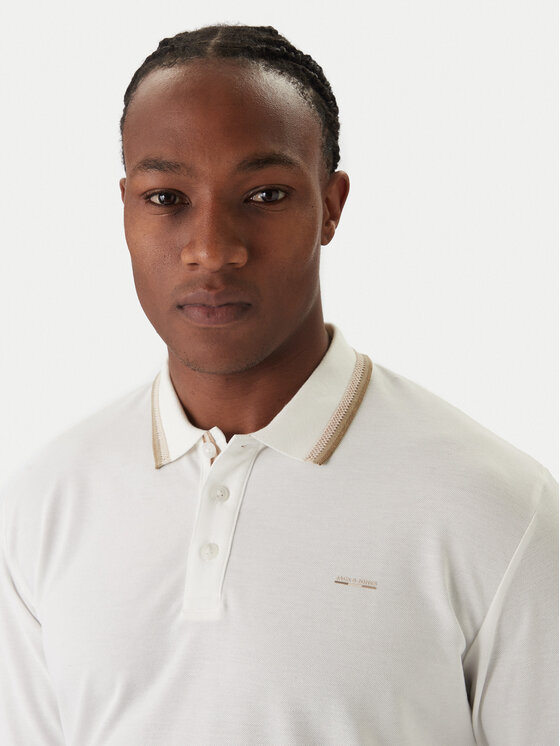 Jack & Jones Jack & Jones Поло Blualves 12287520 Білий Regular Fit