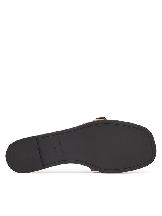 Tory Burch Шльопанці Tory Burch Romy Slide 183305 Коричневий