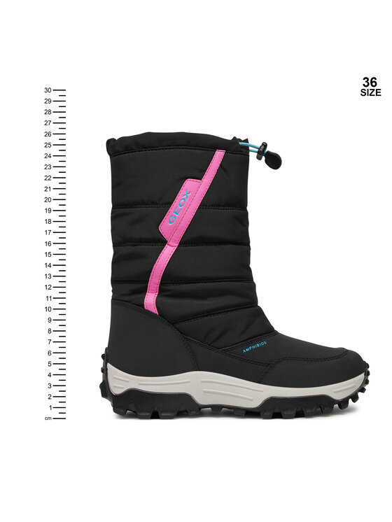Geox Cizme de zăpadă Geox J Himalaya Girl B Ab J26FTA 0FU54 C0922 D Negru