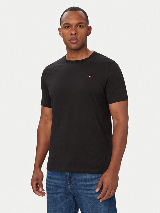 Tommy Hilfiger Tommy Hilfiger Conjunto de camisetas UM0UM03870 Negro Regular Fit