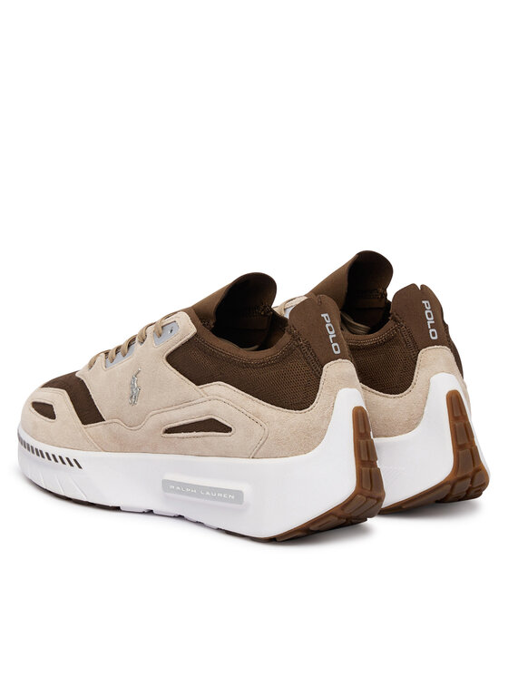 Polo Ralph Lauren Sneakersy Polo Ralph Lauren Boerum 809P15682001 Brązowy jasny