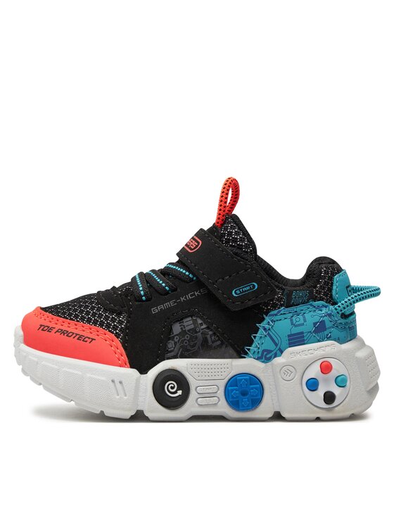 Skechers Sneakersy Skechers Lil Gametronix 402262N/BKMT Černá
