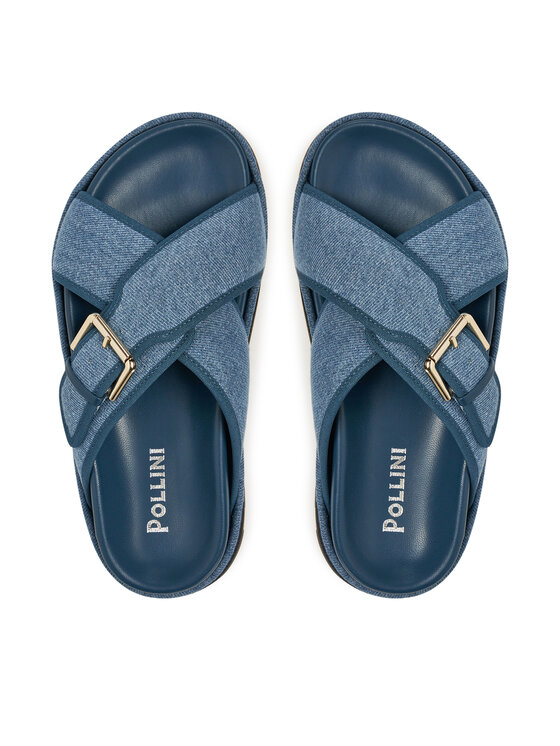 Pollini Шльопанці Pollini SA28094G1MTQ0707 Cиній