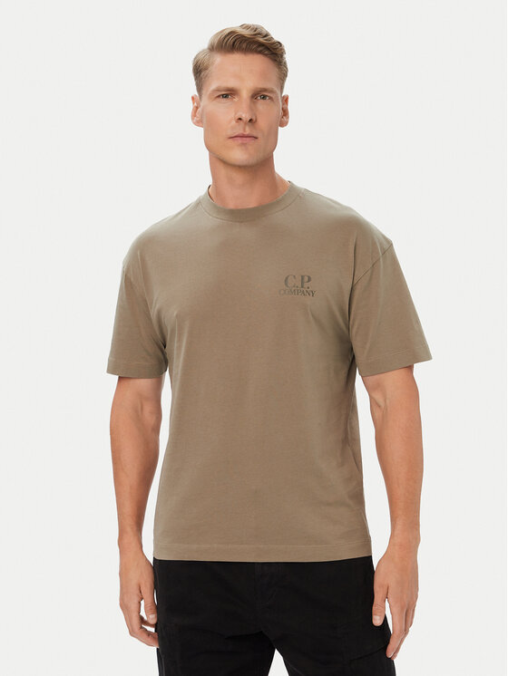 C.P. Company C.P. Company Camiseta 21CMTS135A005100W Beis Regular Fit