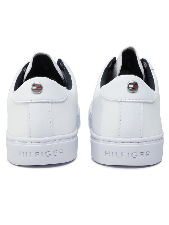 Tommy Hilfiger Sportcipők Tommy Hilfiger Crystal Leather Casual Sneaker FW0FW04299 Fehér